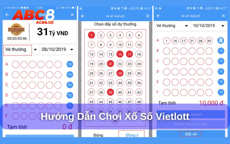 Xổ số Vietlott - Tìm kiếm vận may với giải thưởng trăm tỷ Hướng dẫn chọn số và chơi xổ số Vietlott