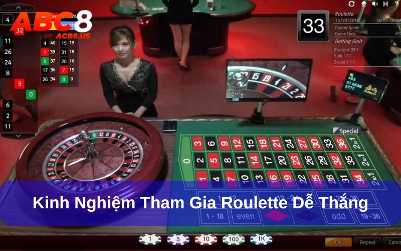 Roulette - Game Cò Quay Cực Sống Động, Vui Nhộn Tại ACB8 Kinh nghiệm tham gia Roulette cho người chơi lần đầu